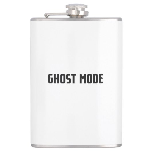 Ghost Mode: Silence is Power Flachmann (Vorderseite)