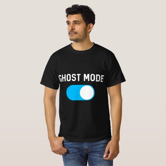 Ghost-Modus - Ghosting Verabreden aktiviert T-Shirt (Vorne ganz)