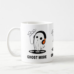 Ghost-Modus-Musik-Kopfhörer Süßer Grusel-Halloween Kaffeetasse
