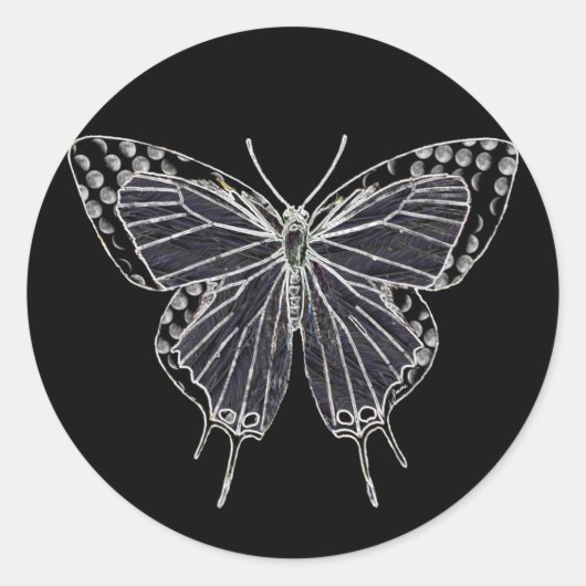Ghost Moth Sticker (Vorderseite)