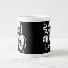Ghost Mug Art Design – Spooky Cute Halloween  Jumbo-Tasse