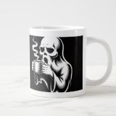 Ghost Mug Art Design – Spooky Cute Halloween Jumbo-Tasse (Rechts)