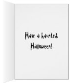 Ghost Mushrooms Halloween-Karte (Innen (Rechts))