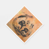 Ghost Mushrooms Paper Napkins Serviette (Ecke)