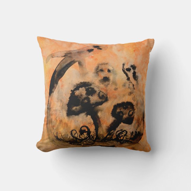 Ghost Mushrooms Pillow Kissen (Vorderseite)