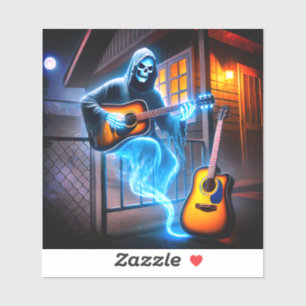 Ghost Musician Aufkleber