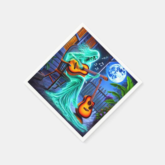 Ghost Musician Serviette (Ecke)