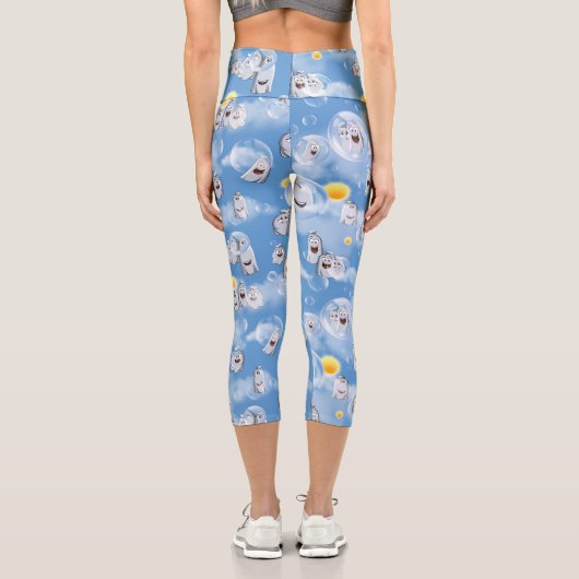 Ghost-Muster Capri Leggings (Rückseite)