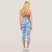 Ghost-Muster Capri Leggings (Rückseite)