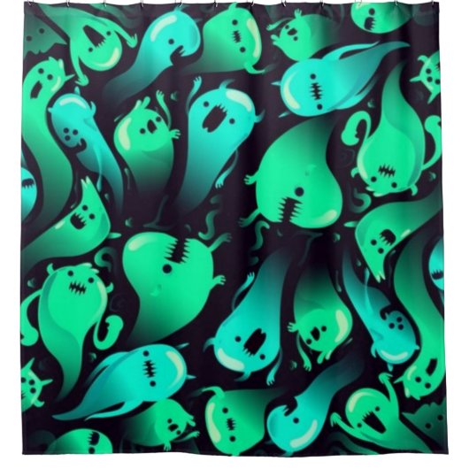 Ghost-Muster Duschvorhang (Vorderseite)