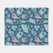 Ghost-Muster Fleecedecke (Vorderseite (Horizontal))