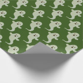 Ghost-Muster Geschenkpapier (Ecke)