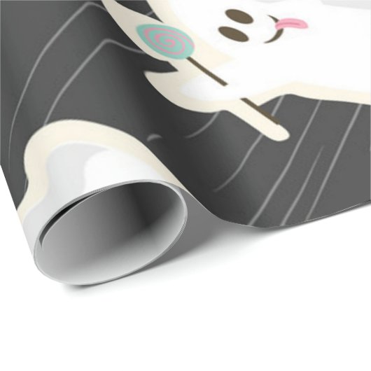 Ghost-Muster Geschenkpapier (Rolleneckpunkt)