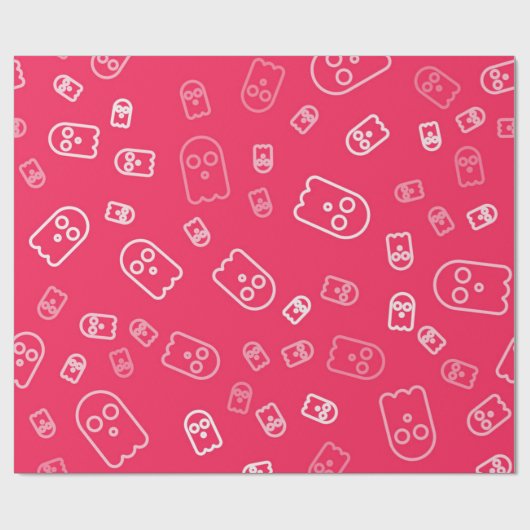 Ghost-Muster Geschenkpapier (Flach)