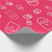 Ghost-Muster Geschenkpapier (Ecke)