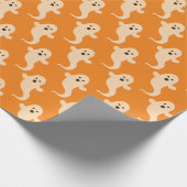 Ghost-Muster Geschenkpapier (Ecke)