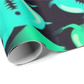 Ghost-Muster Geschenkpapier (Rolleneckpunkt)