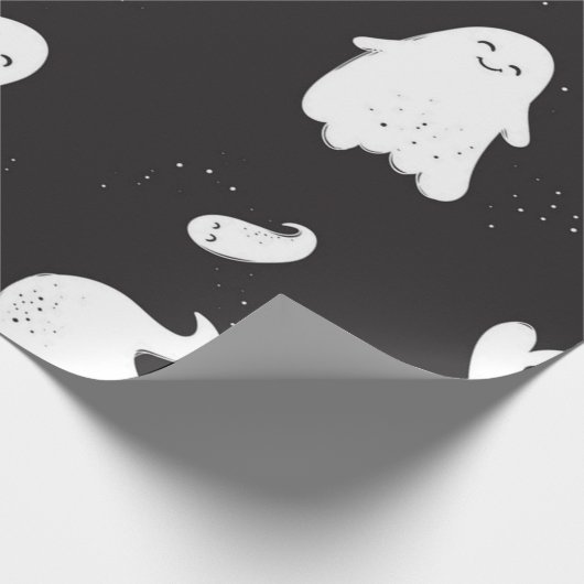 Ghost-Muster Geschenkpapier (Ecke)