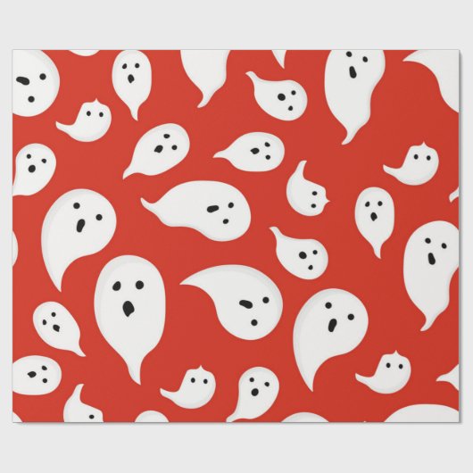 Ghost-Muster Geschenkpapier (Flach)