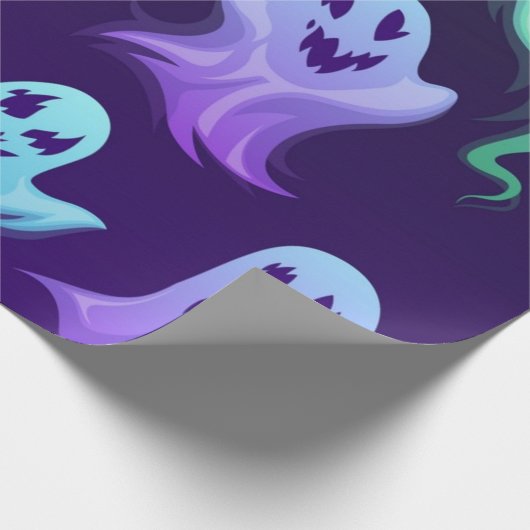 Ghost-Muster Geschenkpapier (Ecke)