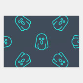 Ghost-Muster Geschenkpapier Set (Vorderseite 2)