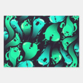 Ghost-Muster Geschenkpapier Set (Vorderseite 2)