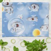 Ghost-Muster Geschirrtuch (Gefaltet)