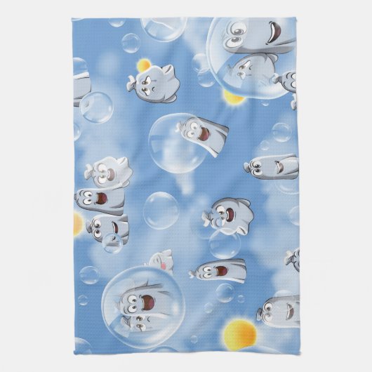 Ghost-Muster Geschirrtuch (Vertikal)