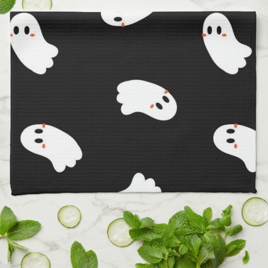 Ghost-Muster Geschirrtuch (Gefaltet)