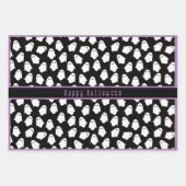 Ghost-Muster glückliche Halloween-benutzerdefinier Geschenkpapier Set (Vorderseite 3)