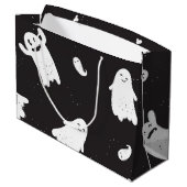 Ghost-Muster Große Geschenktüte (Rückseite Schrägansicht)