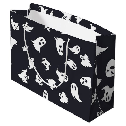 Ghost-Muster Große Geschenktüte (Rückseite Schrägansicht)