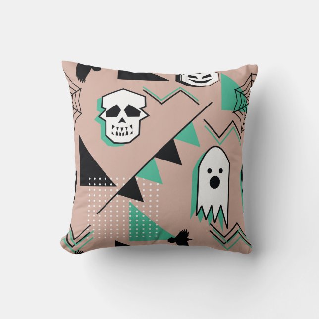 Ghost-Muster,Halbween Theme nahtlose Muster mit Kissen (Vorderseite)