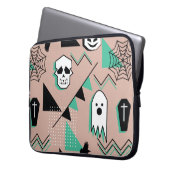 Ghost-Muster,Halbween Theme nahtlose Muster mit Laptopschutzhülle (Vorderseite Links)