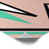 Ghost-Muster,Halbween Theme nahtlose Muster mit Poster (Ecke)