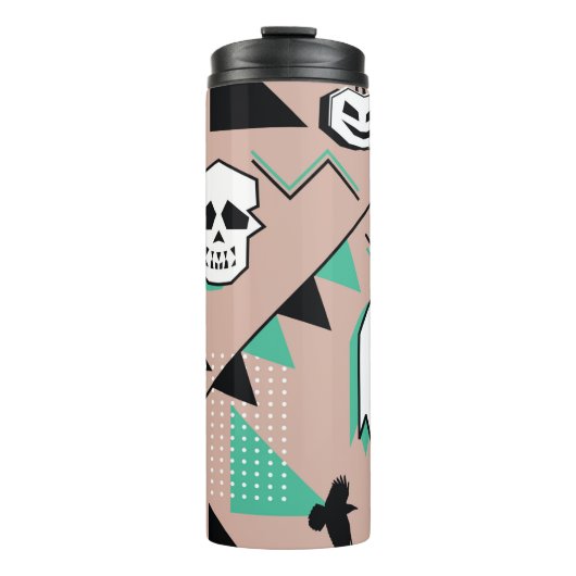 Ghost-Muster,Halbween Theme nahtlose Muster mit Thermosbecher (Vorderseite)
