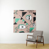 Ghost-Muster,Halbween Theme nahtlose Muster mit Wandteppich (Beispiel (Horizontal))