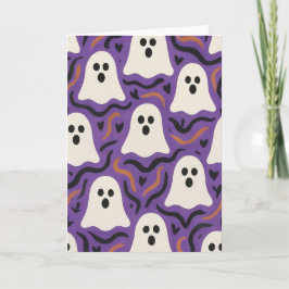 Ghost-Muster Halloween-Blanke-Grußkarte Karte