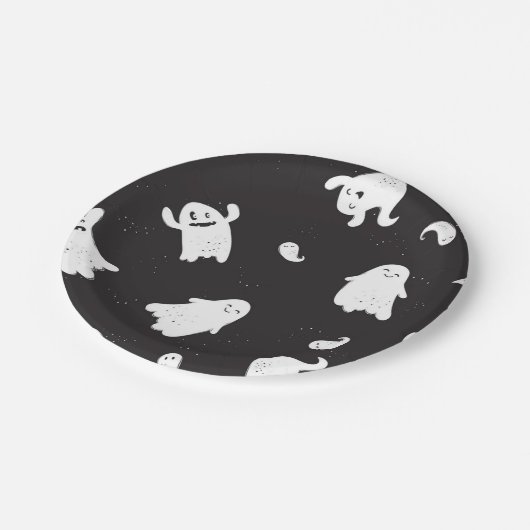 Ghost-Muster Pappteller (Schrägansicht)