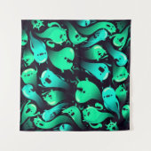 Ghost-Muster Wandteppich (Vorderseite (Horizontal))