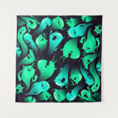 Ghost-Muster Wandteppich (Vorderseite)