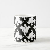 Ghost nahtloses Muster Halloween spooky Vintag fl Kaffeetasse (Mittel)