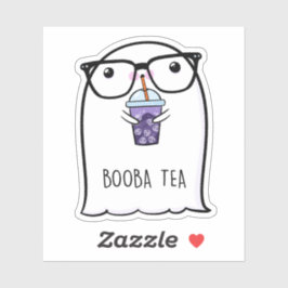 Ghost Niedlich Halloween Art Herbstsaison Aufkleber