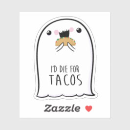 Ghost Niedlich Halloween Art Herbstsaison Aufkleber