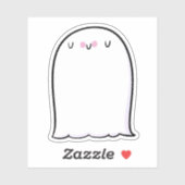 Ghost Niedlich Halloween Art Herbstsaison Aufkleber (Blatt)