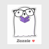 Ghost Niedlich Halloween Art Herbstsaison Aufkleber (Blatt)