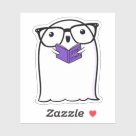 Ghost Niedlich Halloween Art Herbstsaison Aufkleber