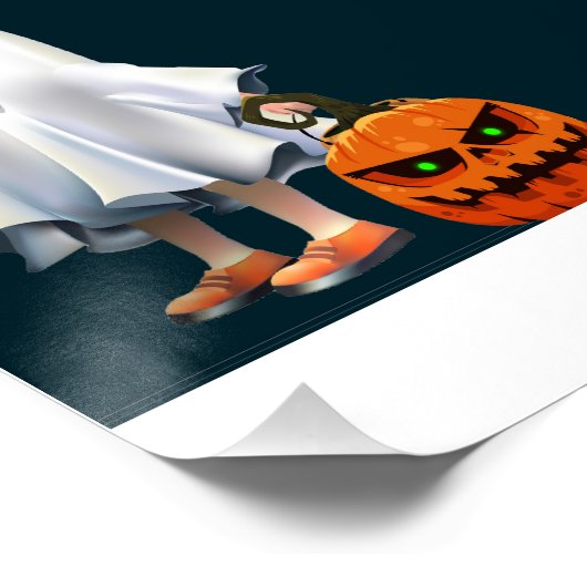 Ghost Night Poster (Ecke)