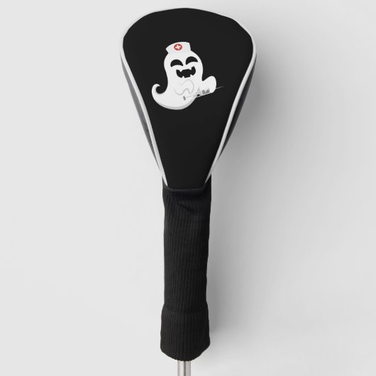 Ghost Nurse Halloween Golf Headcover (Vorderseite)