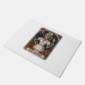 Ghost Nurse Spookily Kümmerte und whimsily verfolg Fußmatte (Schrägansicht)